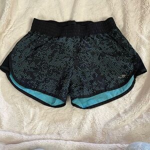 Champion black/teal women’s athletic shorts